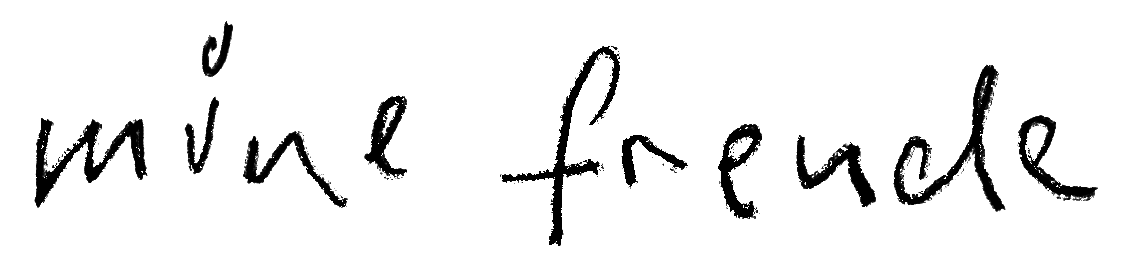 Handschriftlich: mini Freunde